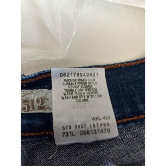 Levis 512 Jeans Womens Size 16M Perfectly Slimming Bootcut - Picture 7 of 10
